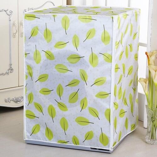 Satin Cloth Waterproof Drum Washing Machine Cover Protective Case Bathroom Sunscreen Washer dryer and cover fully-automatic