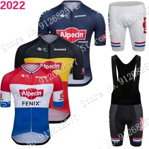2021 Alpecin Fenix France Tour Cycling Clothing Jersey Set Men Summer Bicycle Road Bike Shirts Suit Bicycle Bib Shorts MTB Ropa