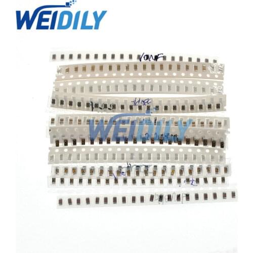 320PCS/LOT 1206 SMD Capacitor Assorted kit ,16values*20pcs=320pcs 10pF~22uF Samples Kit Electronic Diy Kit