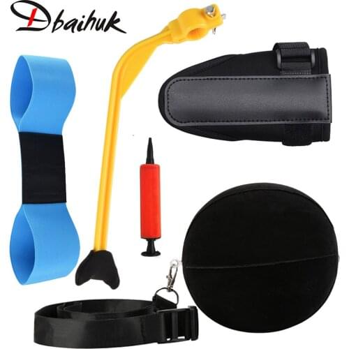5 Pcs/Set Golf Swing Training Aids Arm Band Swing Trainer Impact Ball Inflator Posture Motion Correction For Beginner Practice
