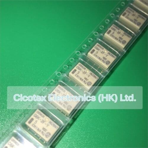 5pcs/lot G6K-2F-Y-TR-5VDC G6K-2F-Y-TR-DC5V G6K-2F-Y-5VDC RELAY TELECOM DPDT 1A 5VDC G6K-2F-Y-TR DC5 G6K-2F-Y-5VDC