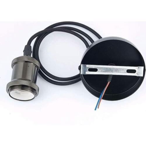 Retro Chandelier Aluminum Lamp E27 Base Pendant Lamp Holder for Bar Tea Shop Creative Lighting Accessories