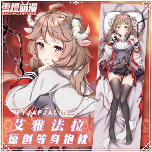 Anime Game Arknights Eyjafjalla Sexy Girl Dakimakura Hugging Body Pillow Case Cover Pillowcase Cushion Bed Linings Gifts New XC