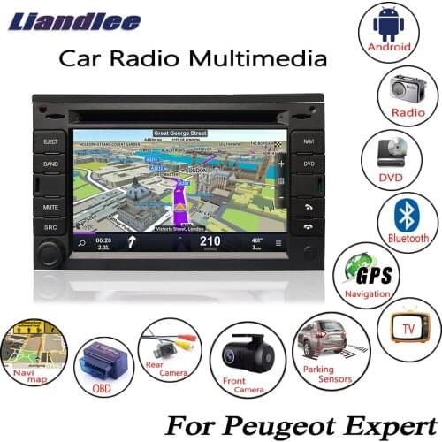 For Peugeot Expert 2007-2015 Android Car Radio CD DVD Player GPS Navigation Maps Camera OBD TV HD Screen Media