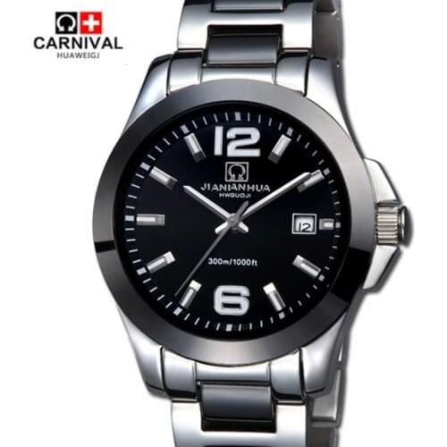 Carnival waterproof military diving sport ceramic automatic mechanical watch fashion casual men luxury brand lovers watches army