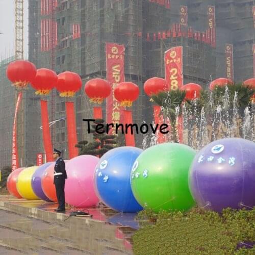 Giant double layer pvc squire balloon Wholesale Advertising Balloon 0.18mm PVC Big ground Balloon For promotion
