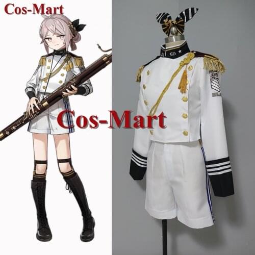 Game Girls Frontline M200 Cosplay Costume White Combat Uniforms Full Set Unisex Activity Party Role Play Clothing Custom-Make