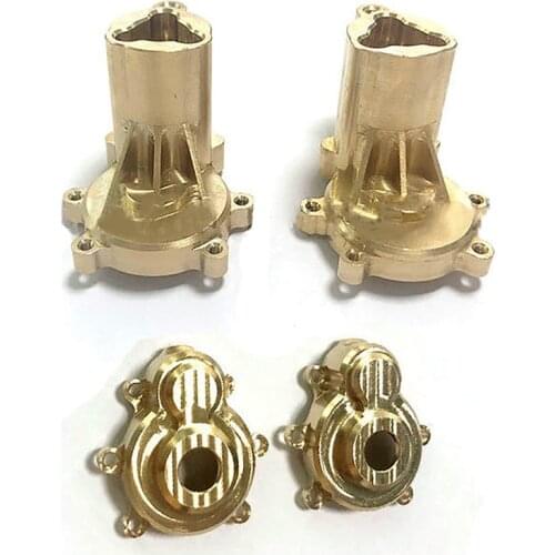 Brass Rear Axle Portal Housing Outer Cover for 1/10 Redcat Gen8 RC Crawler Car Accessories Parts