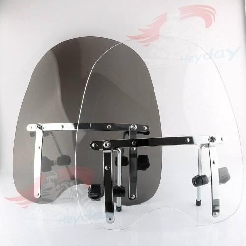 Motorcycle Windscreen Windshield For 1969-2017 Honda Magna Shadow Sabre Spirit 600 750 1100 Nighthawk Rebel 250 Aero ACE RS 700