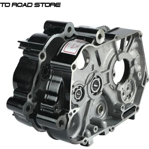 Motorcycle Right Left CrankCase with Bearing For lifan 125 LF 125cc Horizontal Kick Starter Engines Dirt Pit Bikes Parts