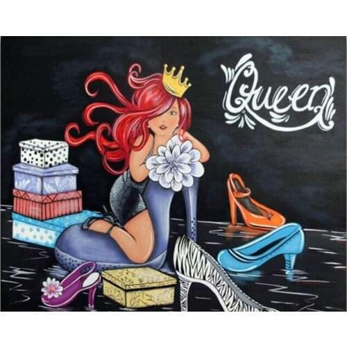 Full Square/Round Drill 5D DIY Diamond Painting Cartoon help woman Embroidery Cross Stitch 3D Home Decor Gift