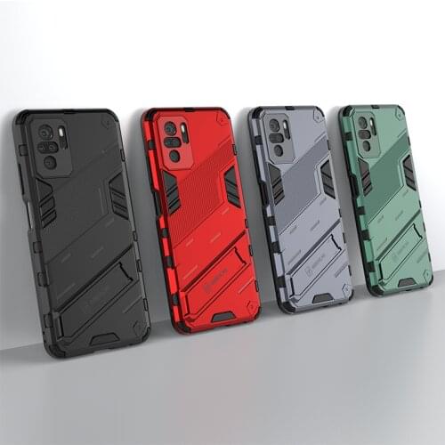 For Xiaomi Poco X3 M3 F2 Pro F3 ShockProof Armor Stand Case Xiaomi Redmi Note 10 9 7 Pro 9S 10S Mi 11 Lite Ultra Mi 10T Pro Case