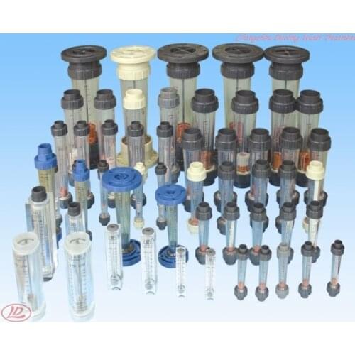 40S Polysolfone Flowmeter 0-100 degree Flange or thread