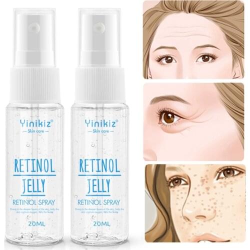 New Retinol Jelly Spray Whitening Skin Care Moisturizing Anti Aging Acne Treatment Essence Lighten Freckles