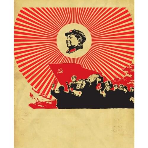 Chairman Mao Photography Backdrops Photo Props Studio Background 5x7ft