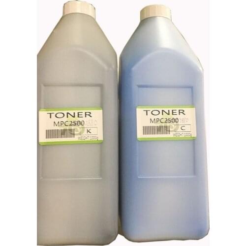 1KG tn Cyan Black Color Toner Powder For Ricoh Aficio MPC 2500 CK MPC2500 Copier Spare Parts
