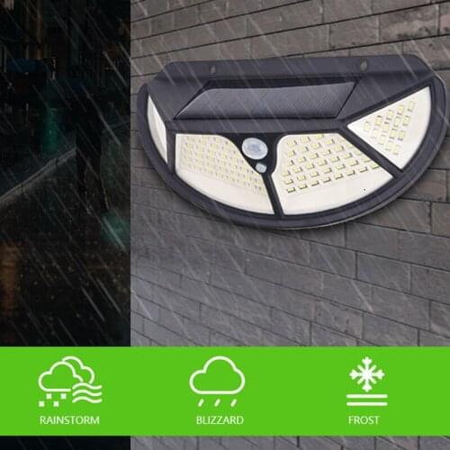 102 LED Solar Light Outdoor Solar Lamp PIR Motion Sensor Wall Light Waterproof Solar Powered Sunlight for Garden Decoration