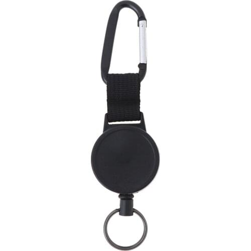 Safety Anti-lost Rope Burglar Retractable Keyring Keychains Automatically Keychain Buckle Recoil Ring Pull Clip