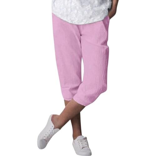 Womens calf-Length Comfy Solid With Pockets 2021 Autumn Vintage Joggers harajuku korean fashion streetwear women Wide pants