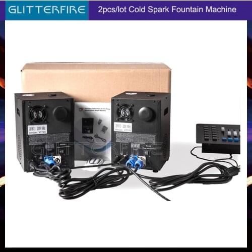 2pcs/Lot 2019 New 600W Remote DMX Control Stage Cold Spark Fireworks Sparkular Machine For Outdoor Indoor Wedding