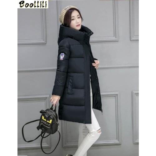 Boollili winter jacket women parkas 2020 New Fashion Medium- Long winter coat women Thick Cotton Padded Coats Plus Size 3XL