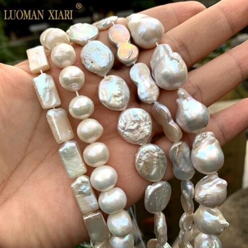 Wholesale 5PCS AAA Natural Freshwater Baroque Pearl Big Irregular Loose Beads For Jewelry Making DIY Bracelet Necklace Earrings