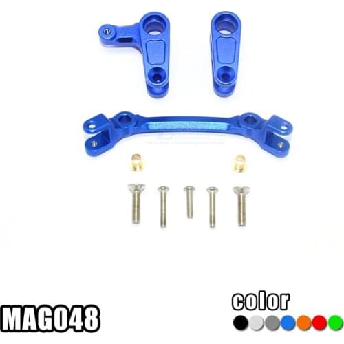 GPM ALUMINUM STEERING ASSEMBLY For 1/10 4WD ARRMA BIG ROCK CREW CAB 4X4 3S BLX-AR102711 RC Upgrade