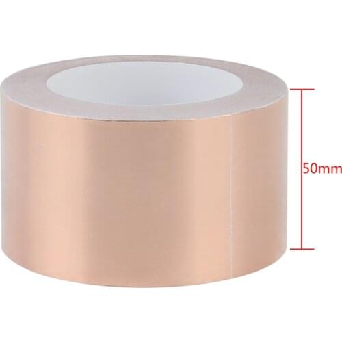 50mm 60mm Copper Foil Tape 30 M EMI Electromagnetic Wave Shielding Tape Anti-interference Conduct Electricity Tape