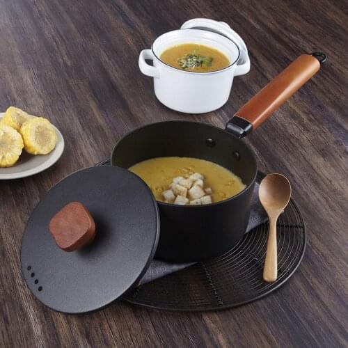 Multifunctional Non-stick16cm Cast Iron Cooking Pot Baby Food Pot Soup Pot