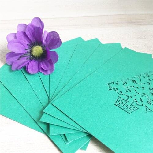 Newest 10pcs Wedding Party Table Name Place Cards Favor Decor Christmas tree Laser Cut Design Seating Decoration 8Z SH219