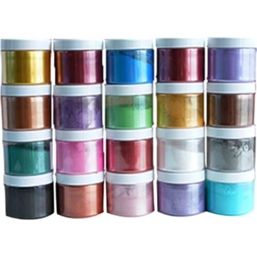 50g DIY Pearlescent Mica Powder Handmade Soap Making Tools Pearlescent Powder Toning Pigment