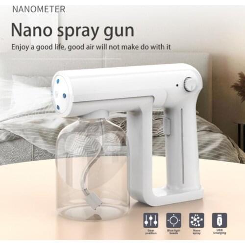 500ml Disinfectant Sprayer Handheld Rechargeable Nano Atomizer Electric Sprayer Nozzle Gun Fogger For Home Office School Garden