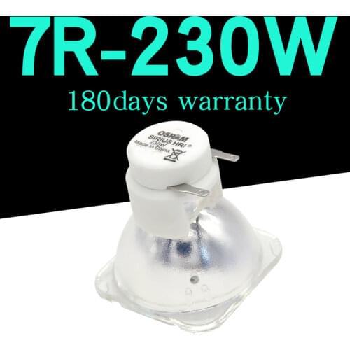 Replacement quality 7R 230W New Lamp SIRIUS HRI 230W Moving head beam light bulb Compatible with MSD 7R Platinum Sharpy 7R lamp