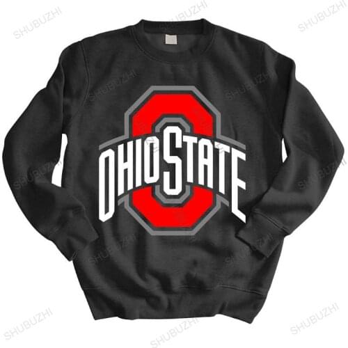 Cotton sweatshirt male hoodies spring Men 143 Ohio Script State Pride Buckeye Band Foot Baller Vintage Retro hoodie for boys