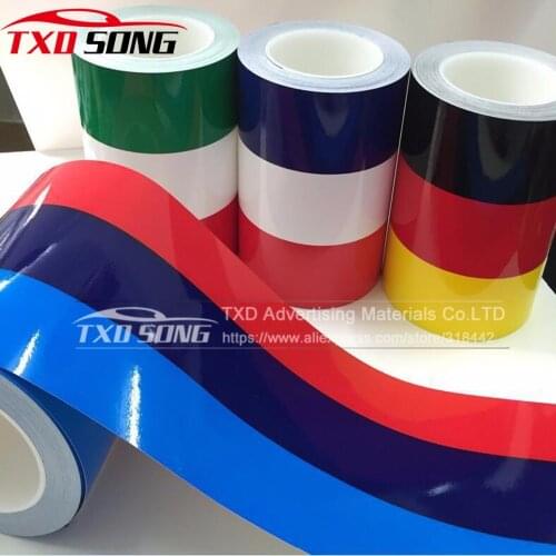 Premium quality Germany Italy UK Flag Stripe Car Hood Vinyl Sticker Body Decal Styling Vehicle Automobile Pegatinas