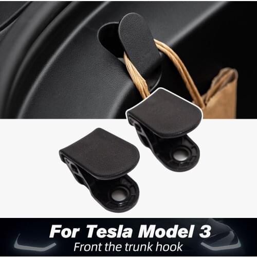 Vxvb New For Tesla Model 3 2020 Interior Accessories Front Trunk Hook Model3 Car Front Box Hook Tesla Model Three accessory