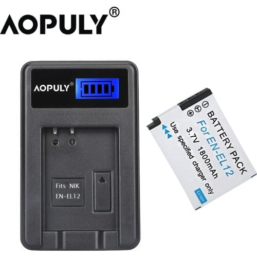 1Pcs EN-EL12 ENEL2 EN EL12 Battery +LCD USB Charger For Nikon COOLPIX S9100 S9200 S9050 P300 P310 P330 S6200 S6300 S9400 S9500