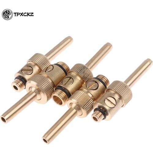 1PCS M6 M8 M10 M12 Male Thread Brass Micro Pure Jet Straight Water Curtain Fountain Nozzles