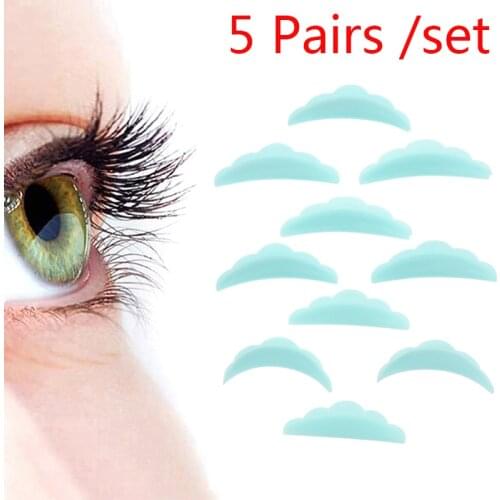 5 Pairs/Bag Eyelashes Perming Rods S M M1 M2 L Soft Silicone Eyelash Perm Pads for Lash Lift Cilia Beauty Makeup Lifting Tools