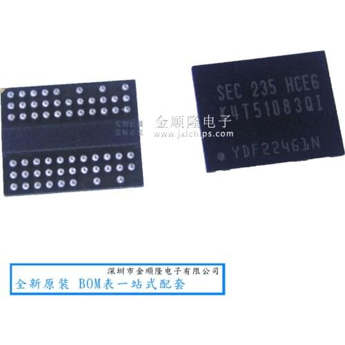 5pieces K4T51083QI HCE6 512Mb B-die DDR2 SDRAM BGA