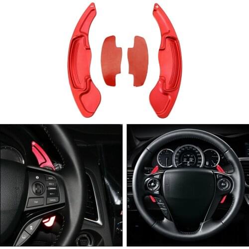 Aluminum Alloy Paddle Blade Steering Wheel Paddle er Extension Cover For Honda CR-V 2017-up 1 Set