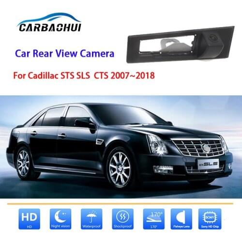 Car Rear View Back Up Camera For Cadillac STS SLS CTS 2007~ 2015 2016 2017 2018 ccd full HD waterproof Reverse Parking Camera