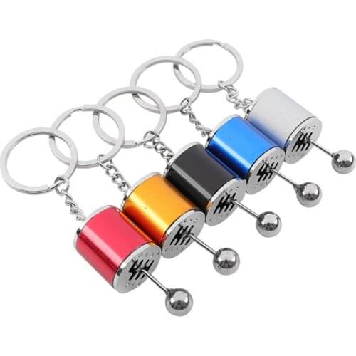 Car Gear Box Keychain for Men Women Manual Car-styling Keyring Gear Knob Shift Gearbox Stick Gift Souvenir Hot Keychain Charms