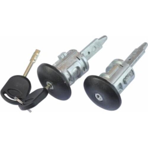 Car Front Left & Right Door Lock Barrels for Ford Transit MK6 MK7 2000-2016 060638 YC15-V220K51AA 4060639 YC15-V22