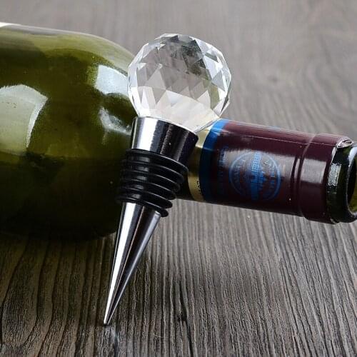 Household red wine crystal stopper vacuum bottle crystal stopper vacuum suction bottle stopper for grape wine bottle stoppe 2pcs