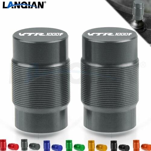 For Honda VTR1000F Motorcycle Wheel Tire Valve Stem Caps Airtight Covers VTR 1000 F 1998 1999 2000 2001 2002 2003 2004 2005