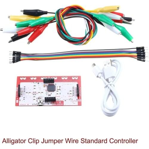 For Makey Alligator Clip Jumper Wire Standard Controller Board DIY Kit