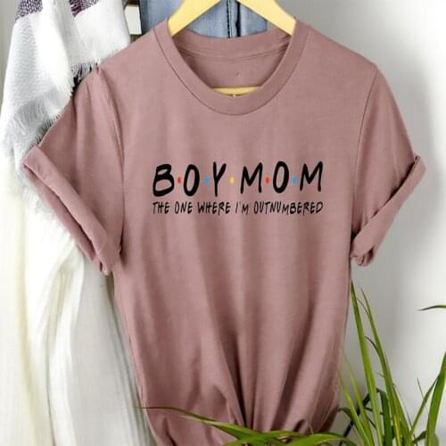 Boy Mom The One Where I'm Outnumbered Shirt, Boy Mom Shirt, Mom Shirt, Boy Mama Shirt