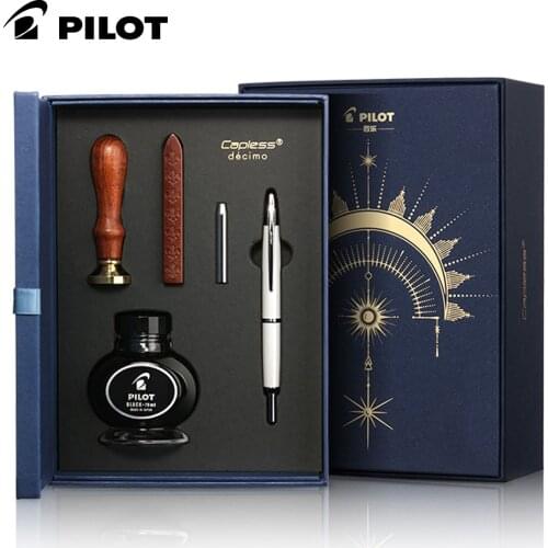 PILOT Capless Decimo Dream Series Limited Compression Retractable 18K Gold Tip FCT-1500 Fountain Pen Gift Box