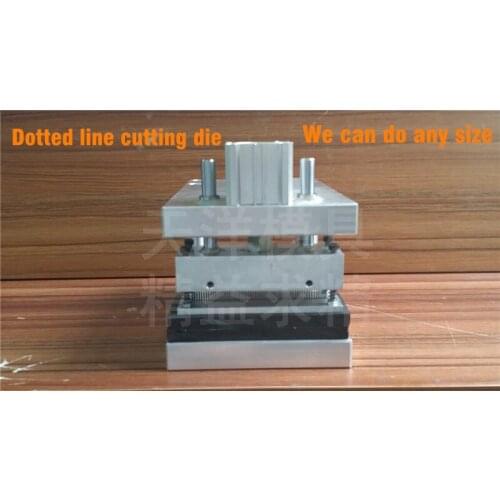 Pneumatic dash line hole punching mould for pp plastic film